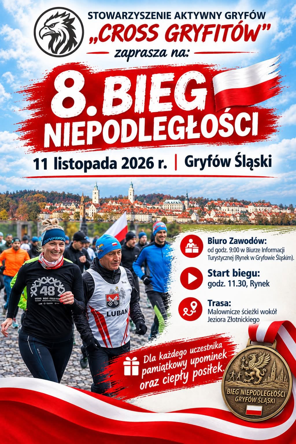 8. Bieg Niepodległości CROSS GRYFITÓW