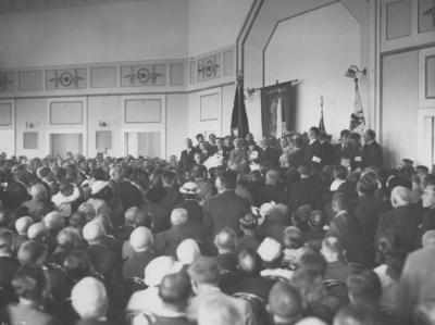 Zjednoczenie Narodowe - Front Morges. Wiec z okazji Święta Żołnierza w Warszawie