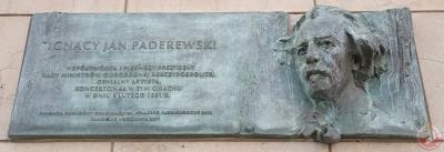 Tablica poświęcona Ignacemu Janowi Paderewskiemu - Wrocław