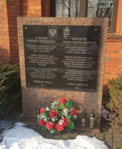 Tablica przyjaźni Polsko-Węgierskiej - Skierniewice