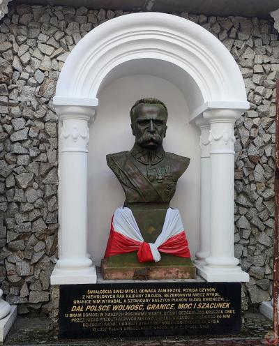 Popiersie Józefa Piłsudskiego - Lublin