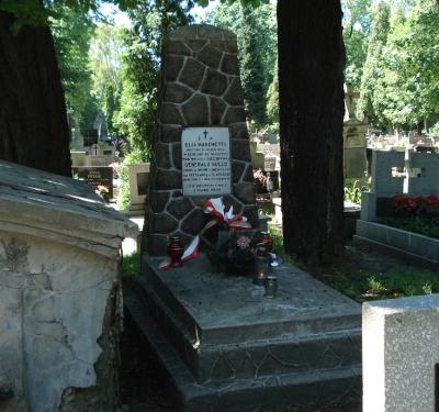 Grób Elii Marchettiego powstańca z 1863 r. - Chrzanów