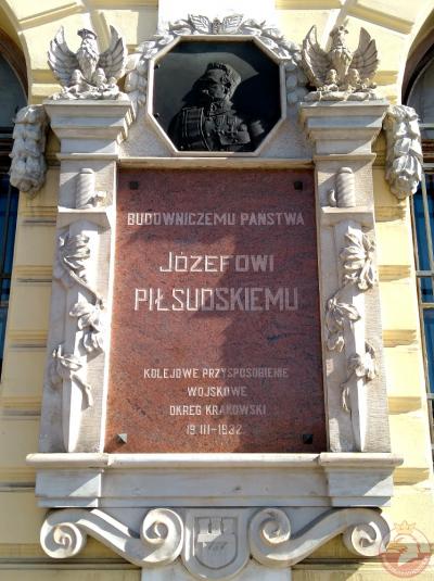 Tablica poświęcona Józefowi Piłsudskiemu - Kraków