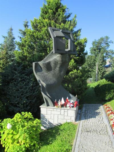 Pomnik upamiętniający ofiary katastrofy Smoleńskiej - Zakopane
