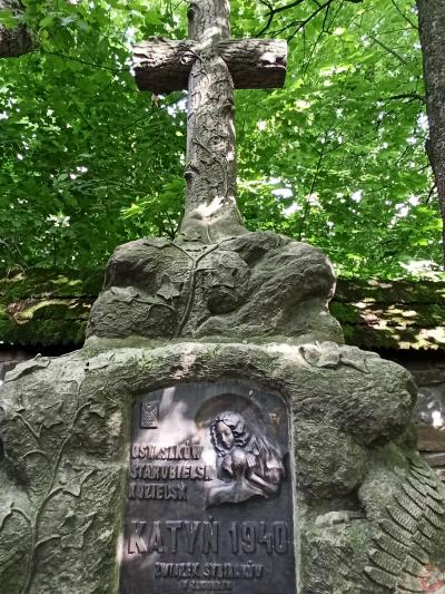 Pomnik upamiętniający zbrodnie Katyńską - Zakopane