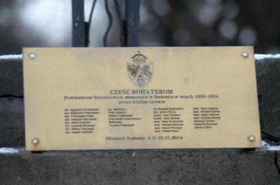 Krzyż Straceń Powstańców Styczniowych - Radom