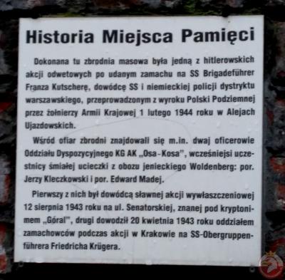 Tablica pamiątkowa przy ulicy Barskiej - Warszawa