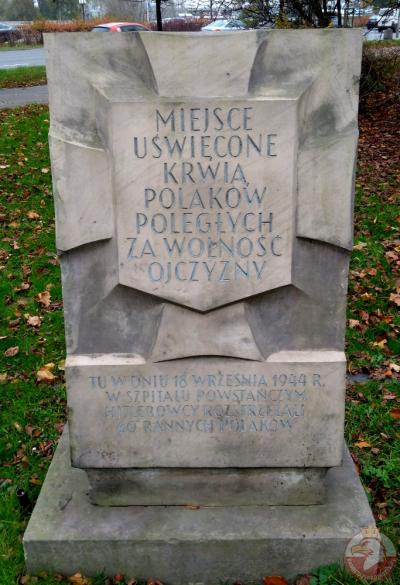 Tablica pamiątkowa przy ulicy Solec - Warszawa