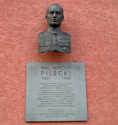 Tablica pamięci rtm. Witolda Pileckiego - Warszawa
