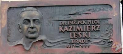 Tablica upamiętniająca Kazimierza Leski ps. „Bradl”