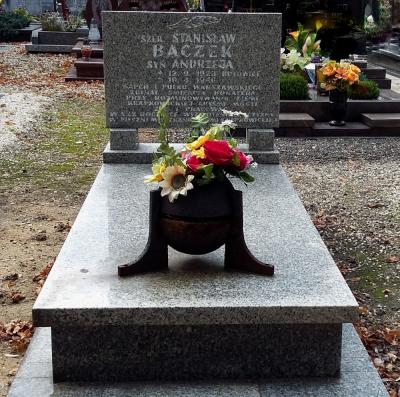 Mogiła sapera I pułku warszawskiego Stanisława Bączka - Krapkowice