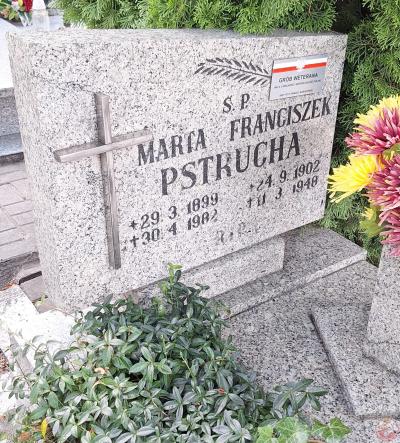 Grób powstańca śląskiego Franciszka Pstrucha - Nysa