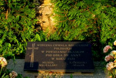 Mogiła zbiorowa Powstańców Śląskich - Olszowa