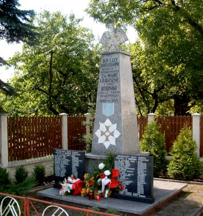 Pomnik upamiętniający poległych i pomordowanych mieszkańców - Rudniki