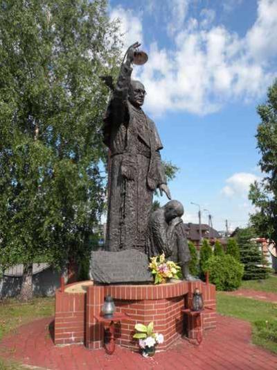 Pomnik św. Maksymiliana Kolbego - Białystok