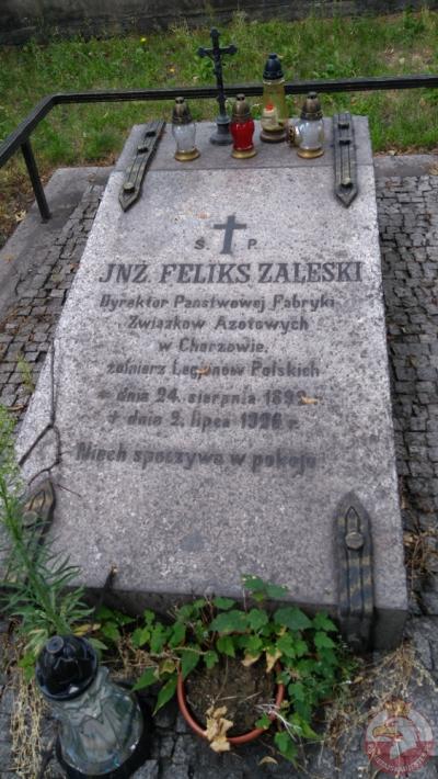 Grób Feliksa Zaleskiego - Chorzów
