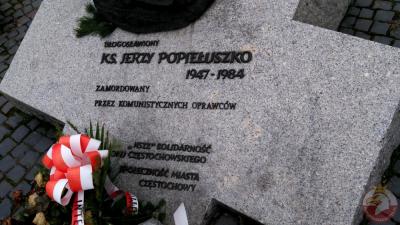 Pomnik ks. Jerzego Popiełuszki - Częstochowa