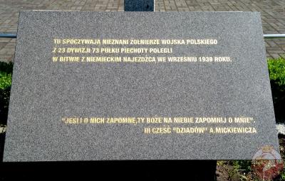 Pomnik pamięci żołnierzy września 1939 roku - Gostyń