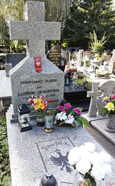 Grób powstańca śląskiego Ludwika Jendrysika
