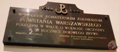 Tablice w hołdzie żołnierzom AK - Katowice