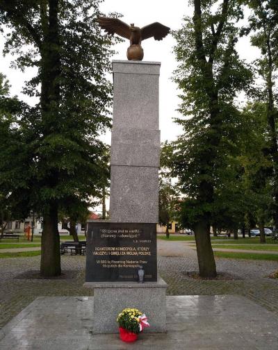 Pomnik upamiętniający bohaterów miasta - Koniecpol
