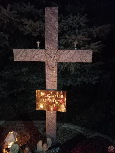 Krzyż upamiętniający Jana Pawła II - Sosnowiec