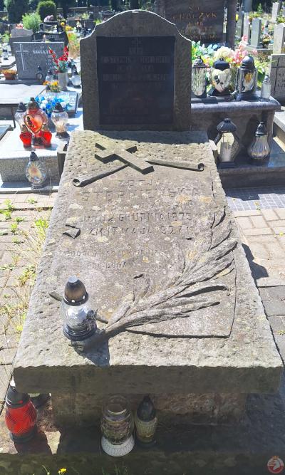 Grób pułkownika Edmunda Chełmińskiego - Tarnowskie Góry