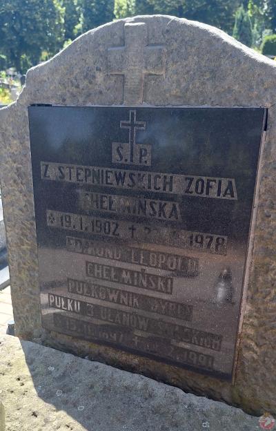 Grób pułkownika Edmunda Chełmińskiego - Tarnowskie Góry