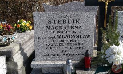 Grób Władysława Steblika - Żywiec