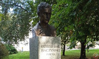 Popiersie Kamila Baczyńskiego - Kielce