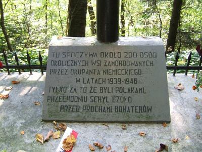 Mogiła ofiar terroru w 1943 roku - Nowa Słupia