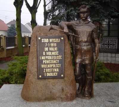Pomnik upamiętniający wymarsz batalionu powstańców-ochotników - Gostyń