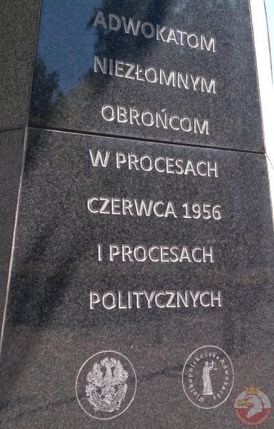 Pomnik Niezłomnych Adwokatów - Poznań