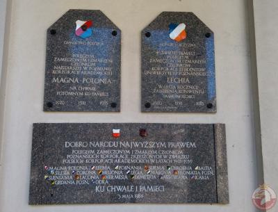 Tablica poległym członkom Magna Polonia - Poznań
