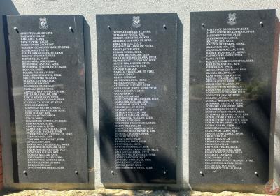 Tablice pamięci kombatantom wszystkich frontów i formacji wojskowych