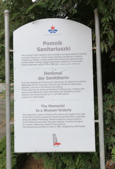 Pomnik sanitariuszki - Kołobrzeg